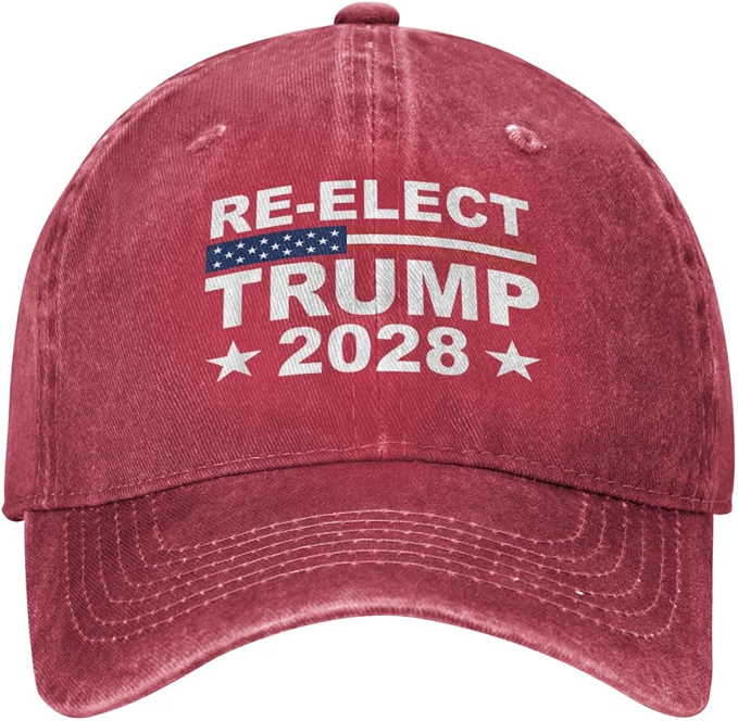 Re-Elect Trump 2028 adjustable hat