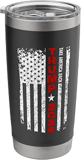 Trump 2028 stainless steel patriotic tumbler