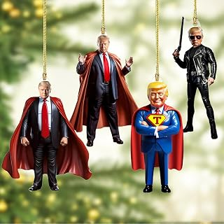 Trump novelty Christmas ornaments